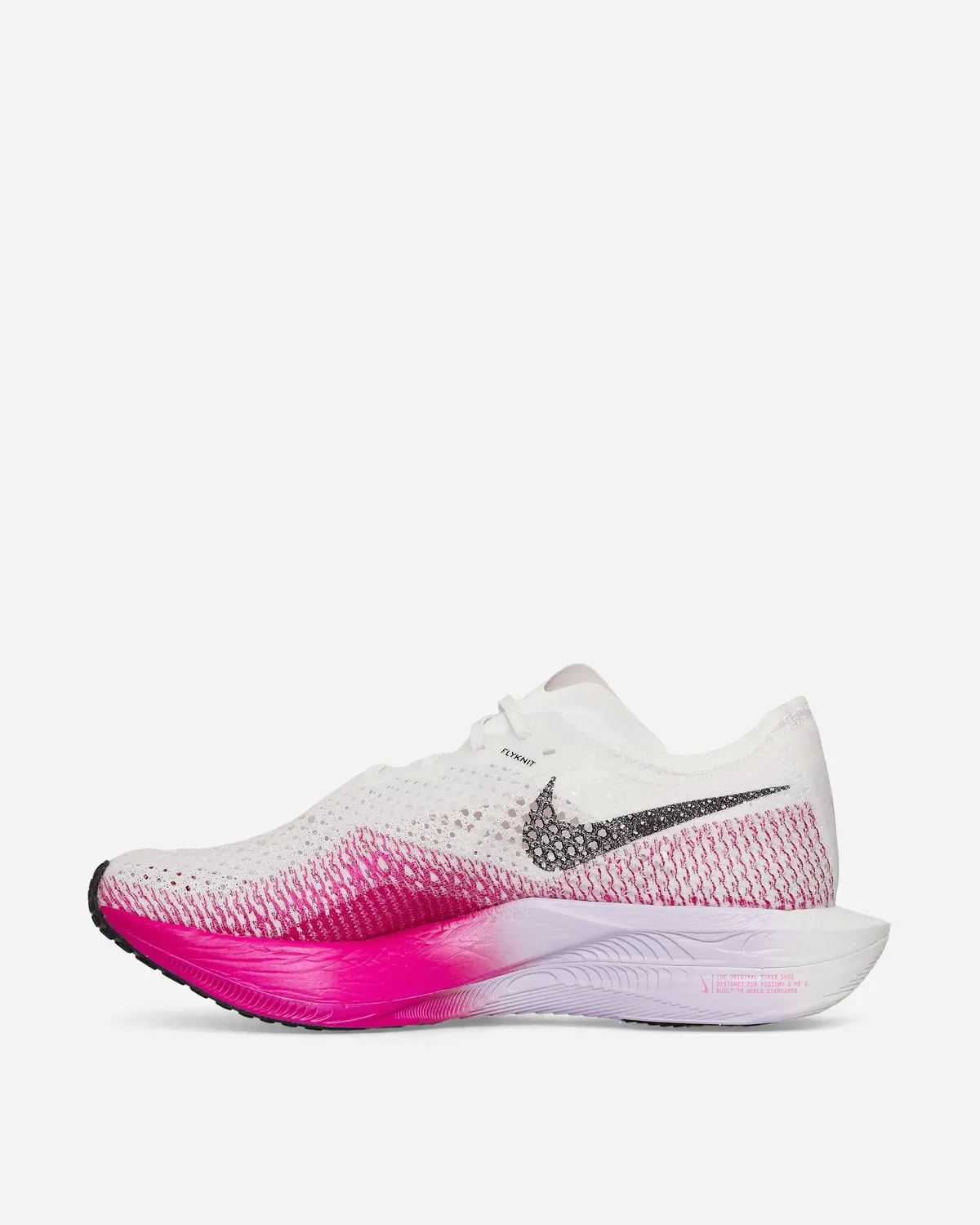 Women's Vaporfly 3 Sneakers White / Purple Agate / Vivid Grape / Black 4