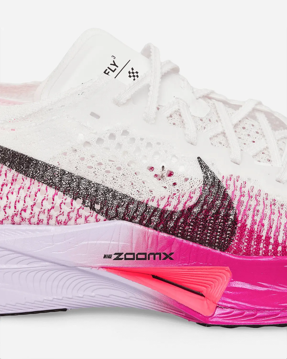 Women's Vaporfly 3 Sneakers White / Purple Agate / Vivid Grape / Black 7