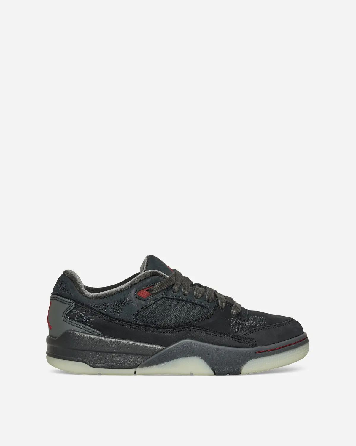 Women's Téla Jordan Flight Court Sneakers Black / Varsity Red 1