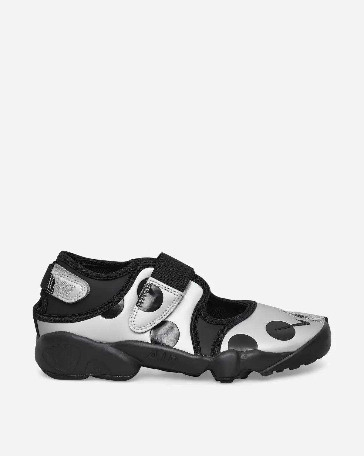 Women's Air Rift Sandals Black / Metallic Silver 1