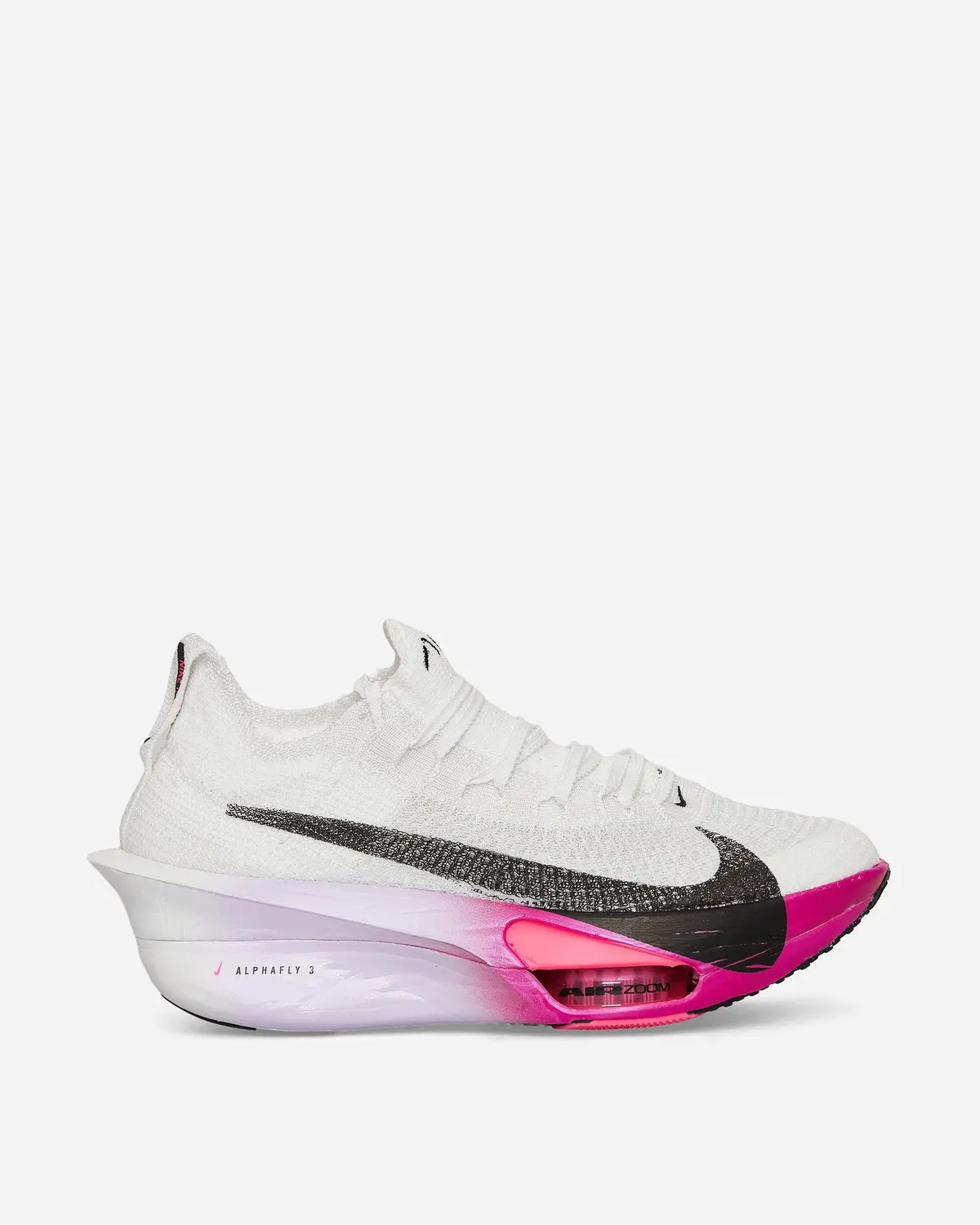 Women's Air Zoom Alphafly 3 Sneakers White / Purple Agate / Vivid Grape / Black 2