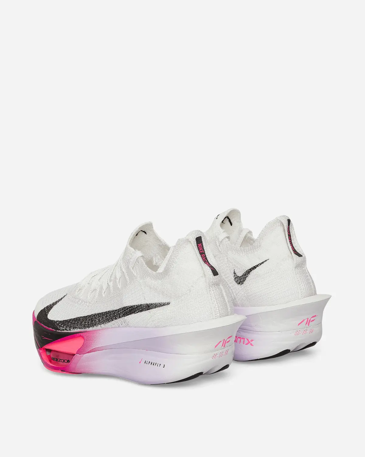 Women's Air Zoom Alphafly 3 Sneakers White / Purple Agate / Vivid Grape / Black 5