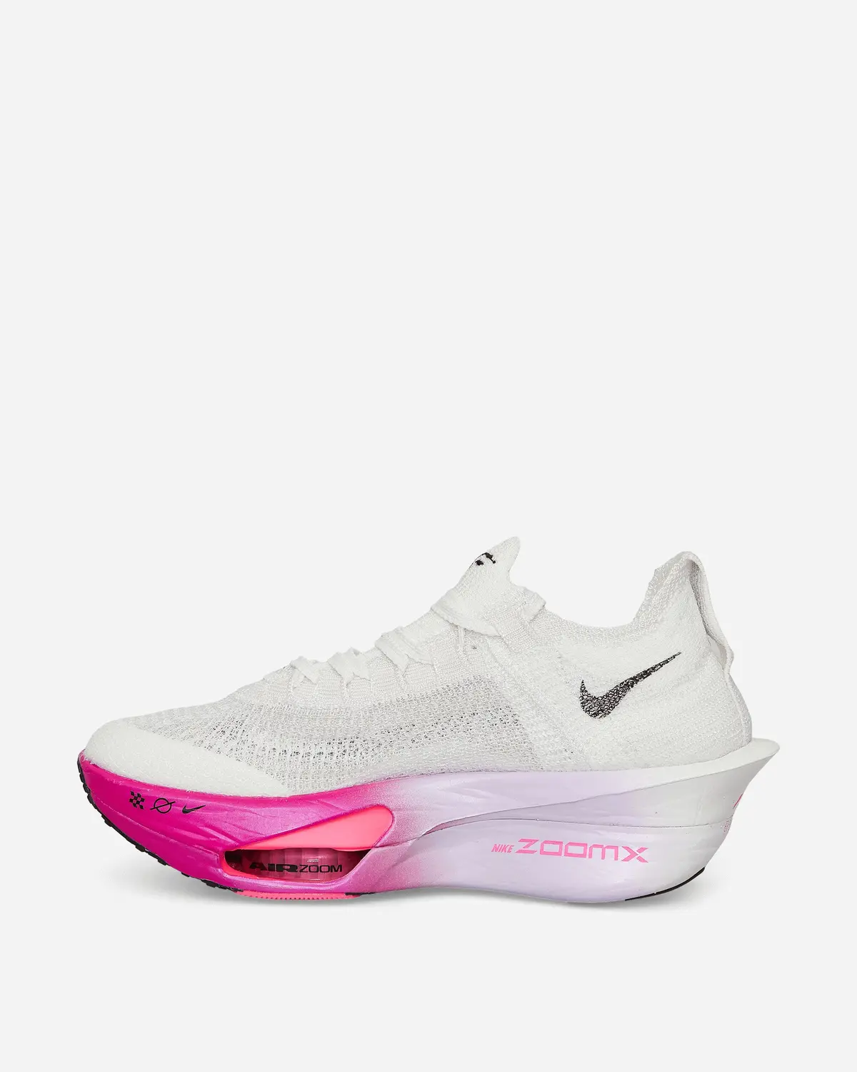 Women's Air Zoom Alphafly 3 Sneakers White / Purple Agate / Vivid Grape / Black 4