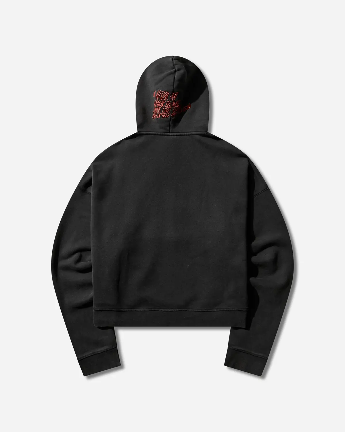 Men's In1house Crop Hoodie Black 2