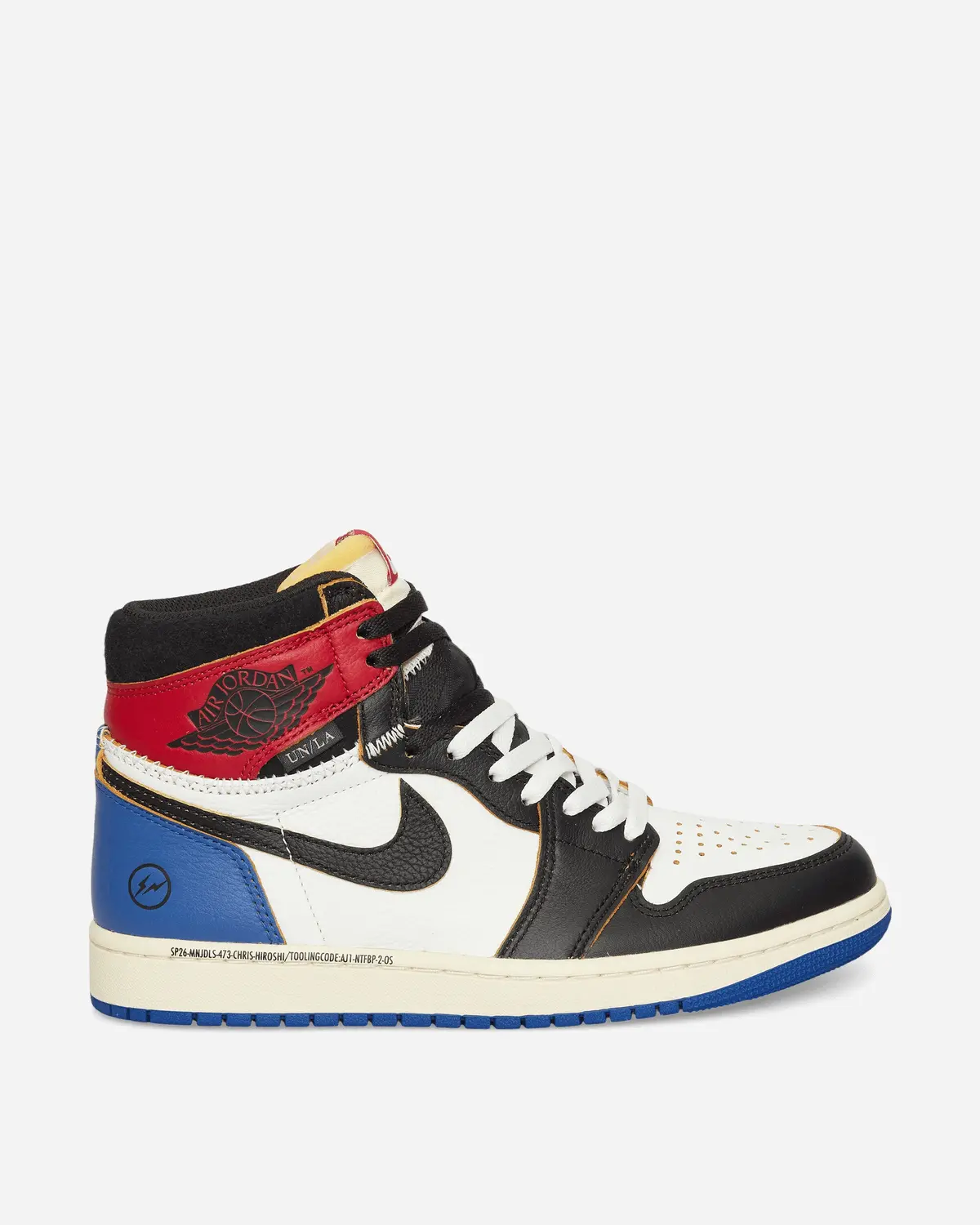 Union X Fragment Air Jordan 1 Sneakers Black / Varsity Red 1