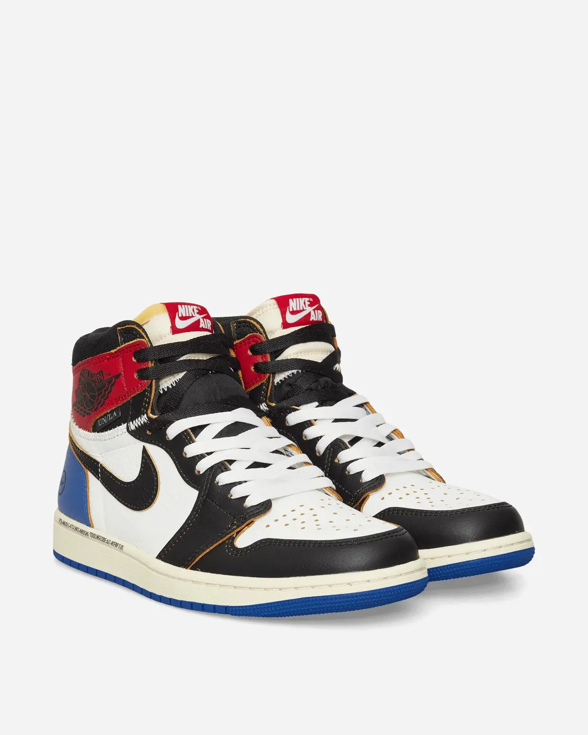 Union X Fragment Air Jordan 1 Sneakers Black / Varsity Red 2