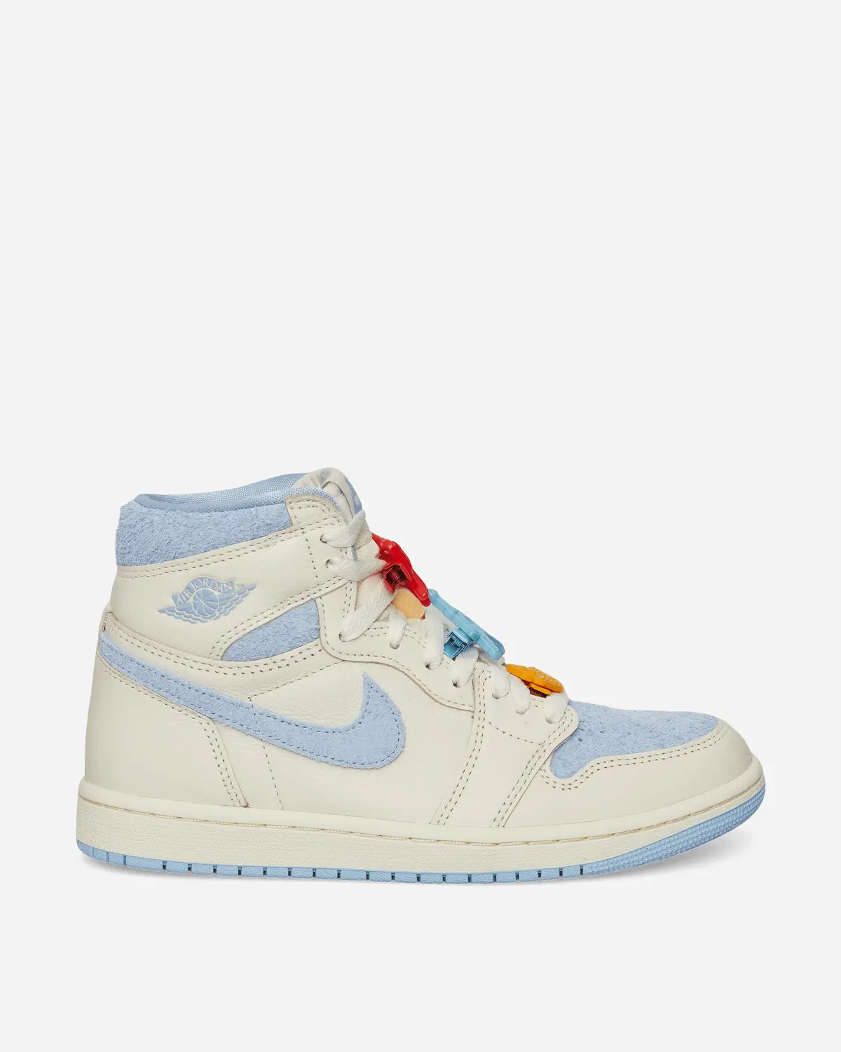 Women's Air Jordan 1 Retro High Og Sneakers Pale Ivory / Psychic Blue 1