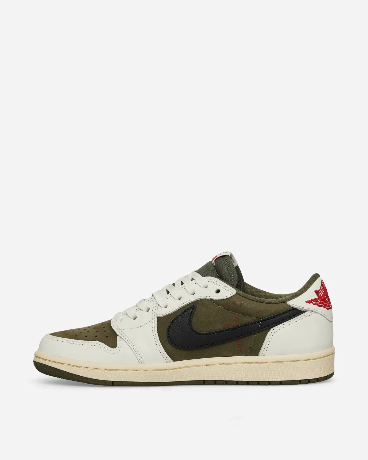 Travis Scott Air Jordan 1 Low Sneakers Medium Olive 3