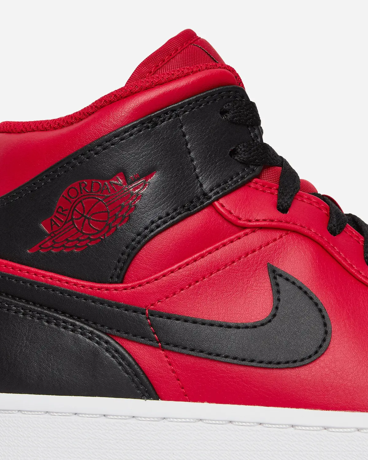 Air Jordan 1 Mid Sneakers Gym Red / Black 6