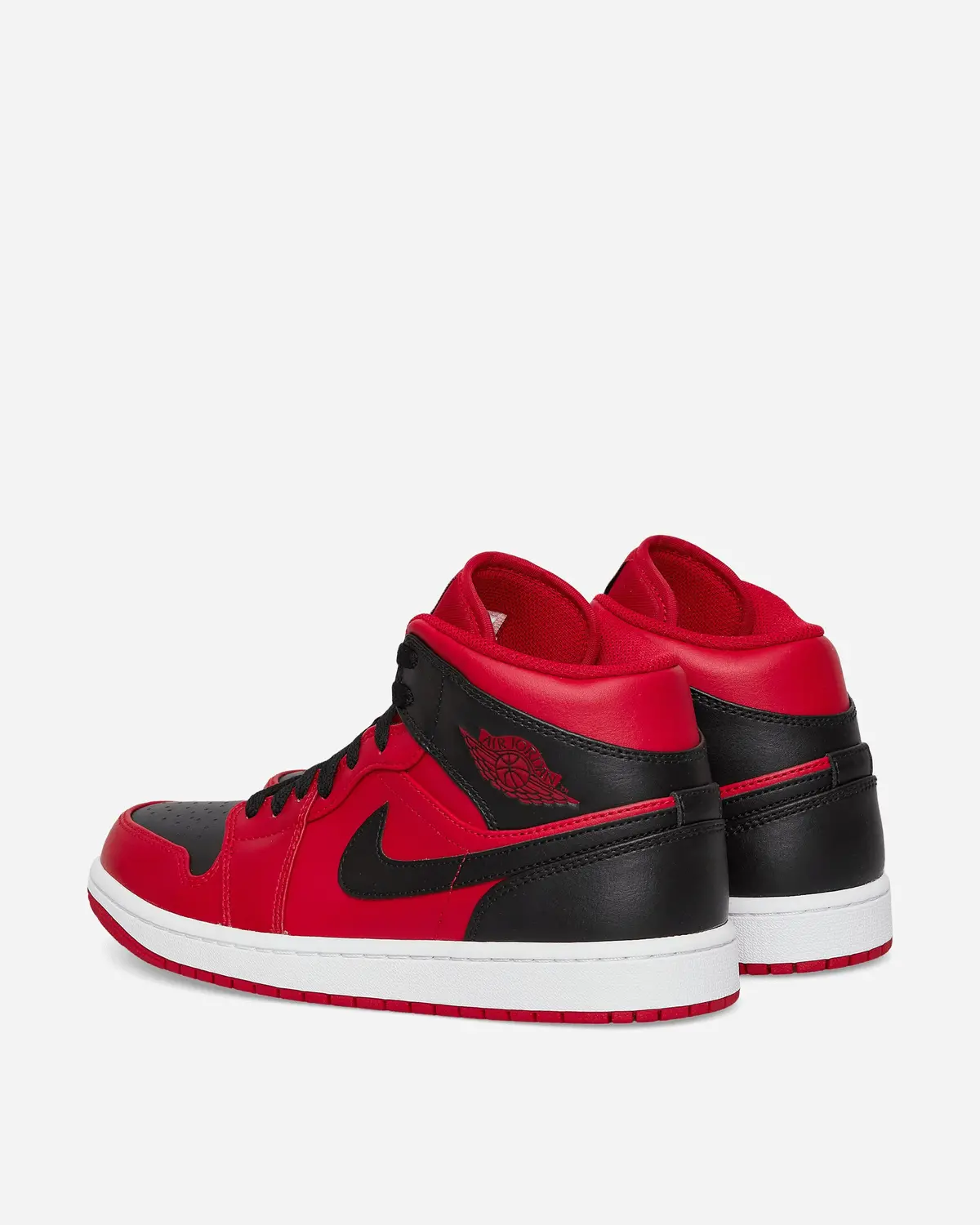 Air Jordan 1 Mid Sneakers Gym Red / Black 4