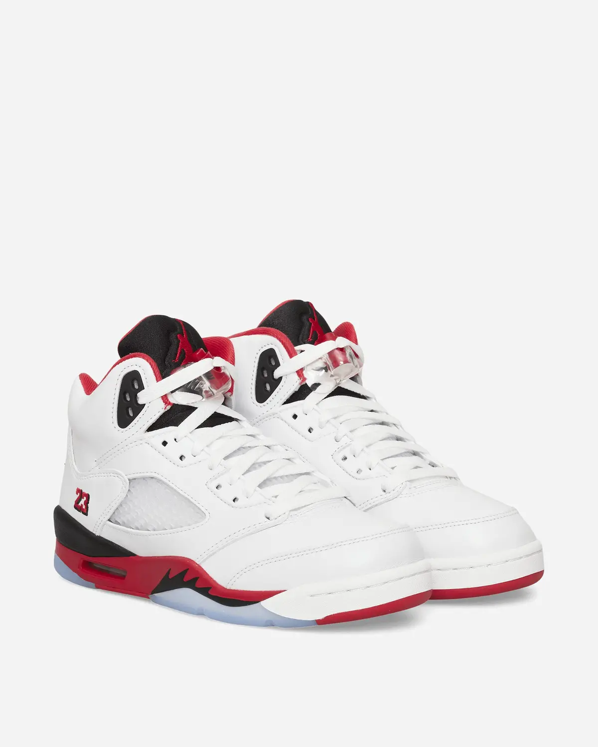 Air Jordan 5 (Gs) Sneakers Fire Red 'Black Tongue' 3