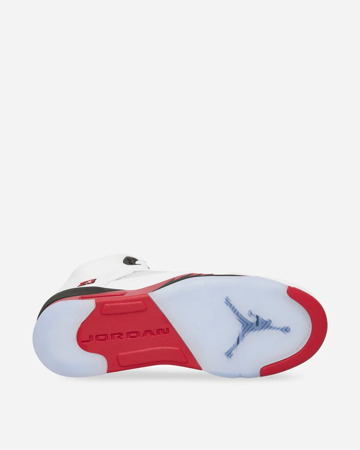 Air Jordan 5 (Gs) Sneakers Fire Red 'Black Tongue' 6