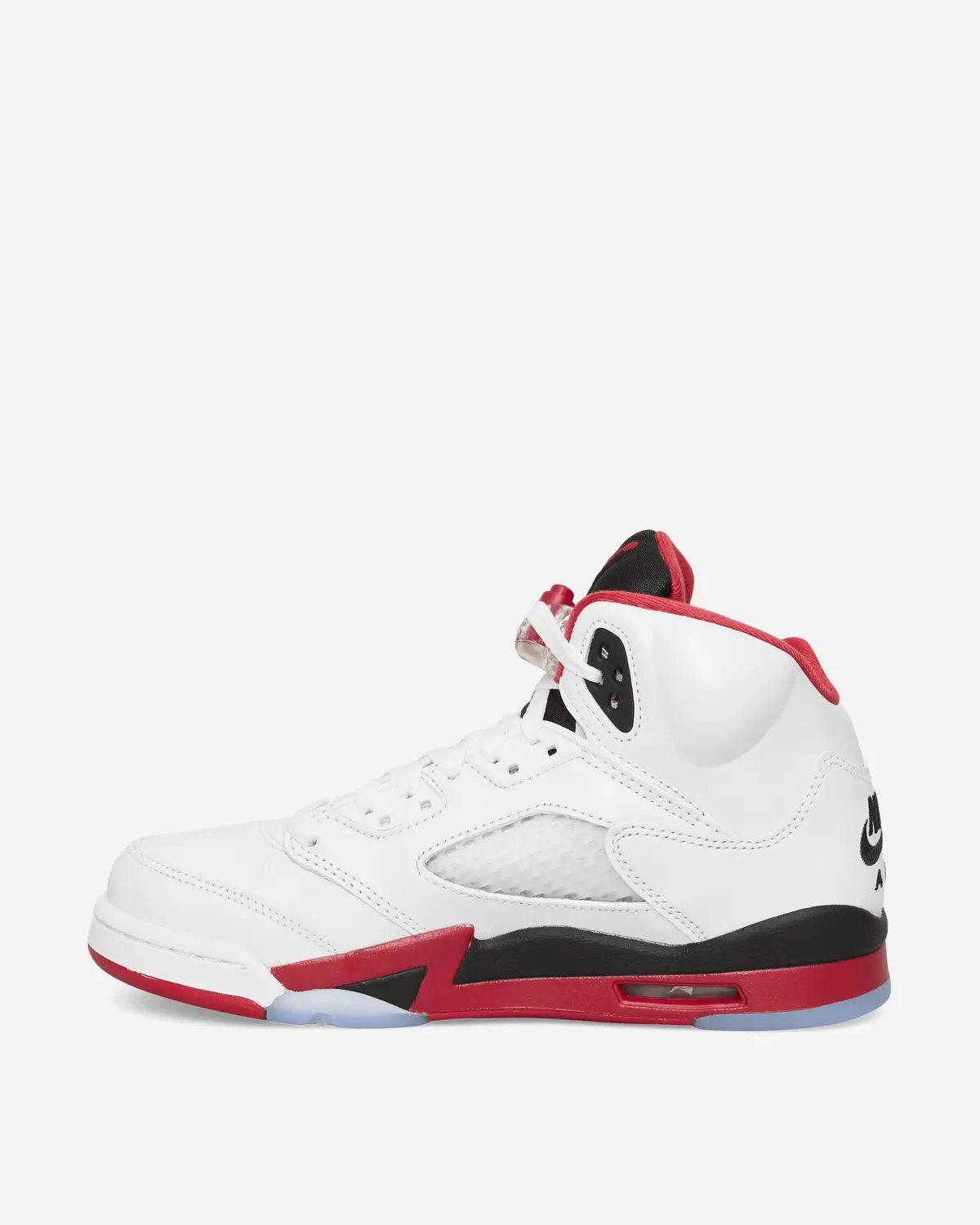Air Jordan 5 (Gs) Sneakers Fire Red 'Black Tongue' 4