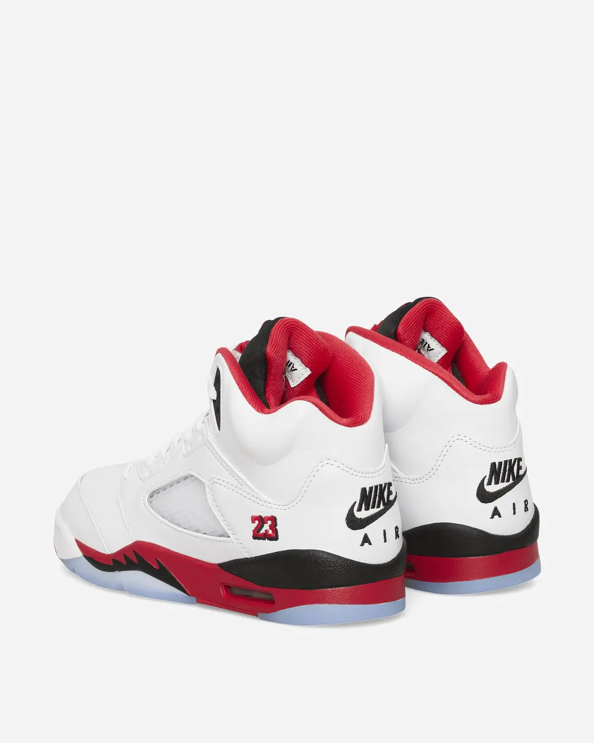 Air Jordan 5 (Gs) Sneakers Fire Red 'Black Tongue' 5