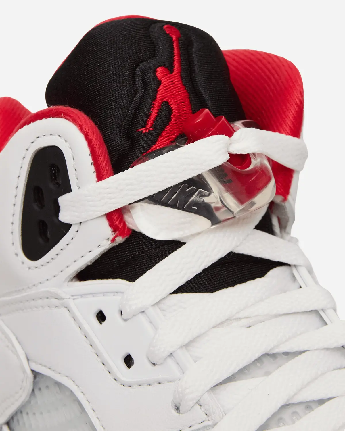 Air Jordan 5 (Gs) Sneakers Fire Red 'Black Tongue' 7