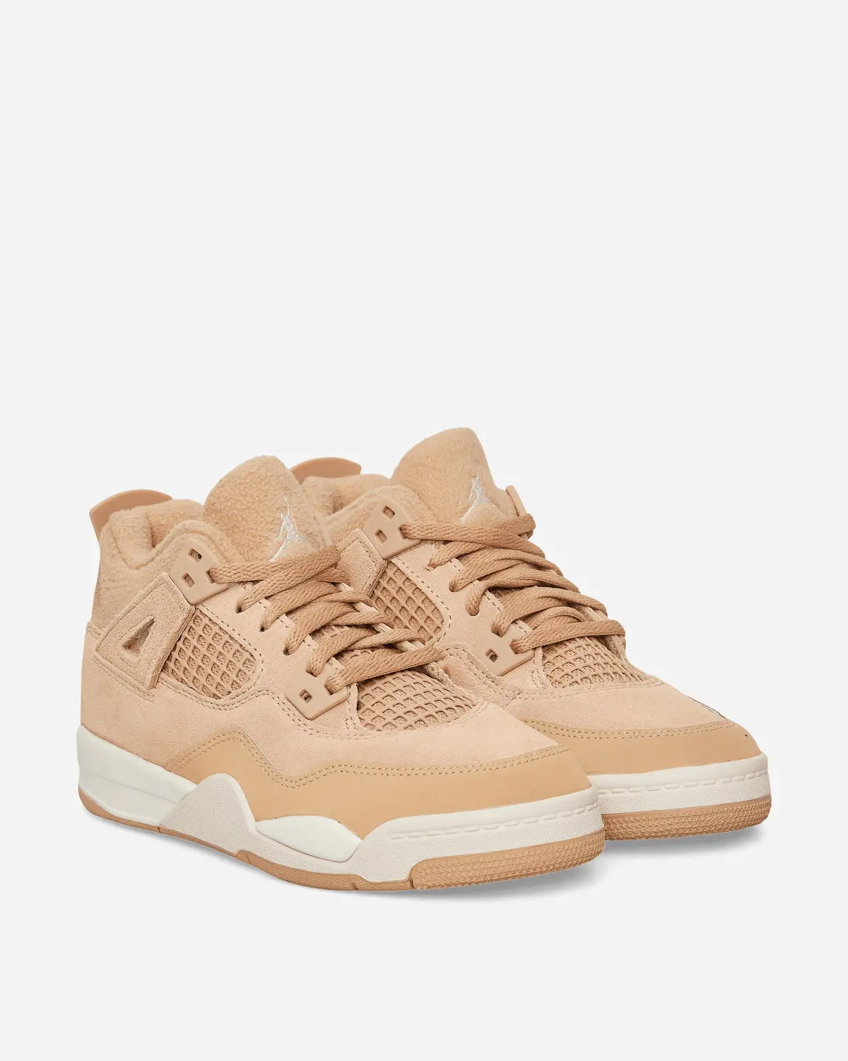 Air Jordan 4 Retro (Ps) Sneakers Hemp / Light Orewood Brown 3