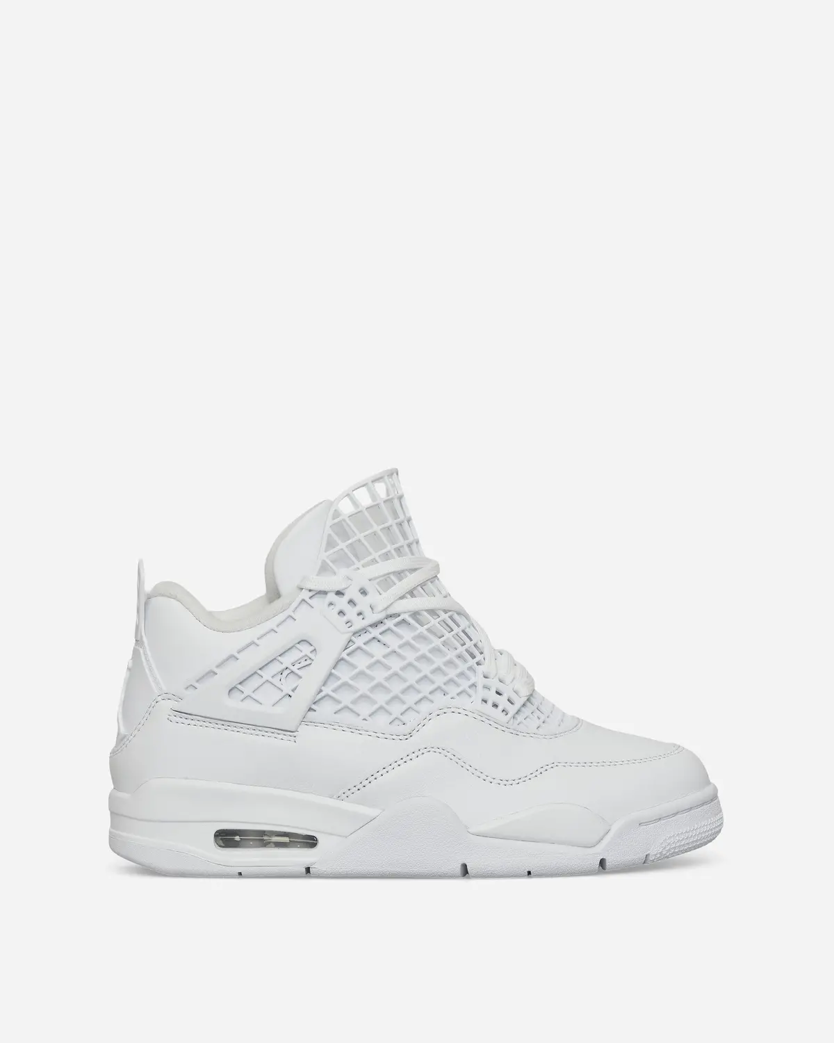 Women's Air Jordan 4 Net Sneakers White 1