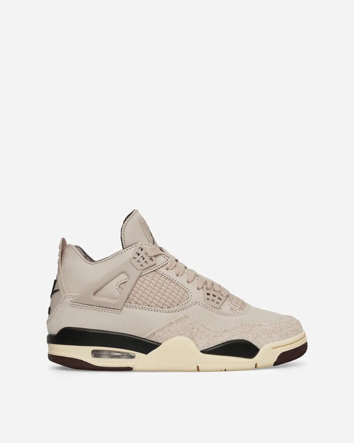 Women's A Ma Maniére Air Jordan 4 Sneakers Fossil Stone / Metallic Pewter 1