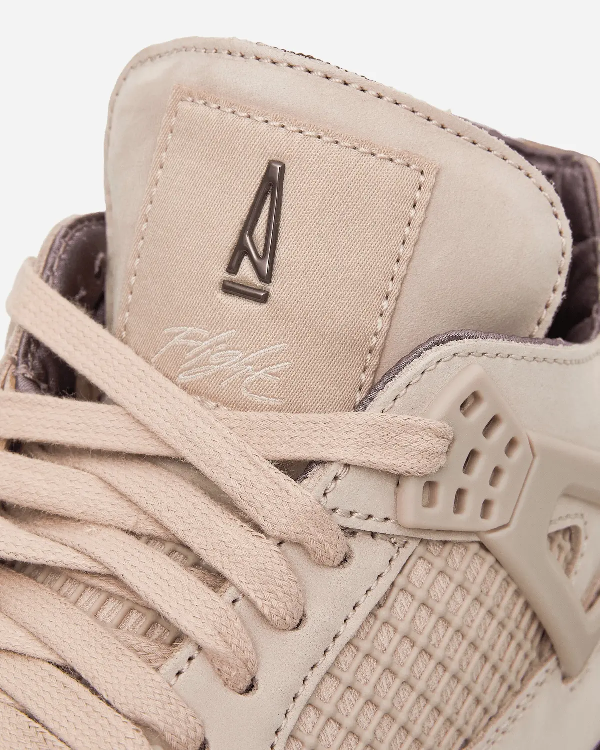 Women's A Ma Maniére Air Jordan 4 Sneakers Fossil Stone / Metallic Pewter 7