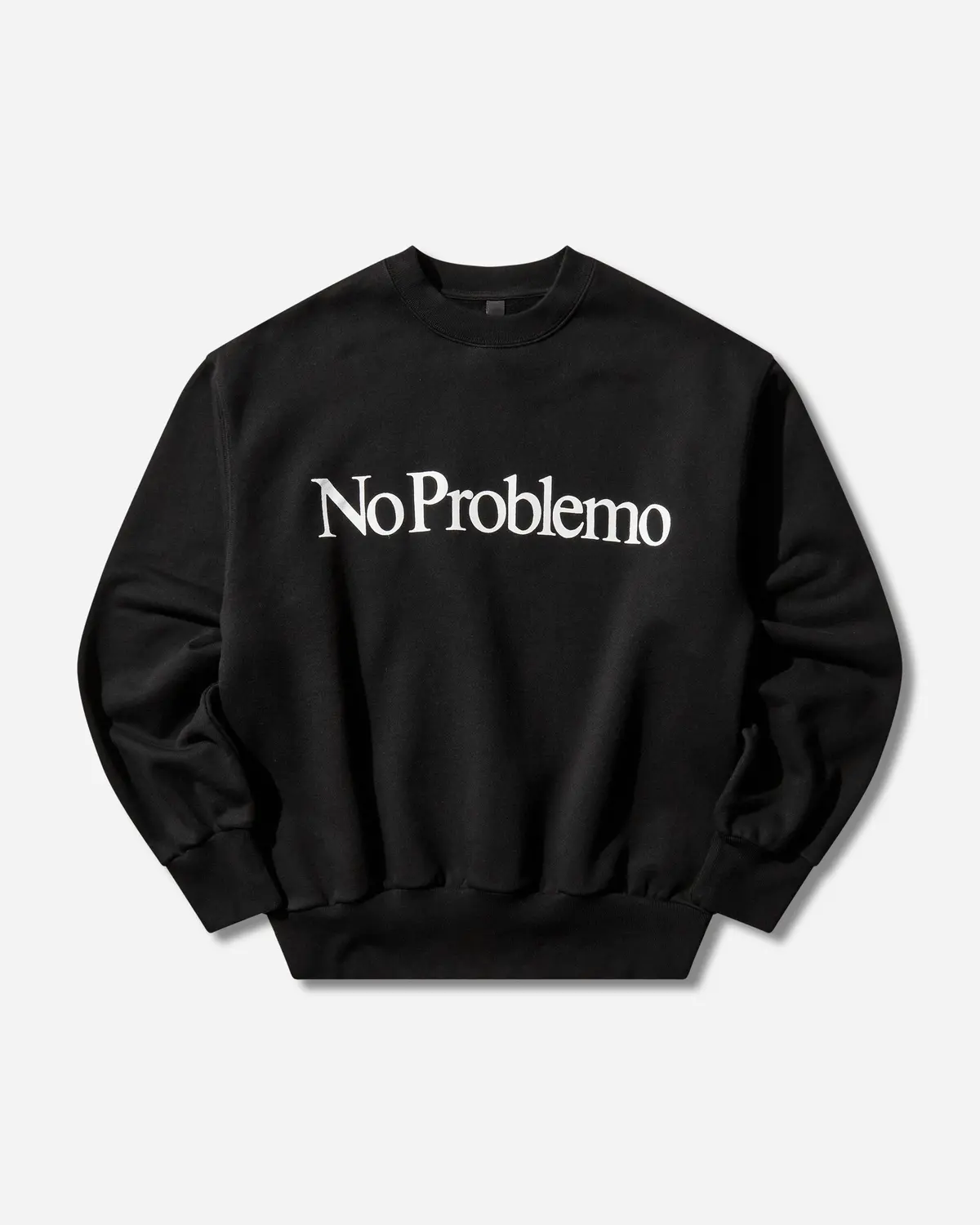Logo Crewneck Sweatshirt Black 1