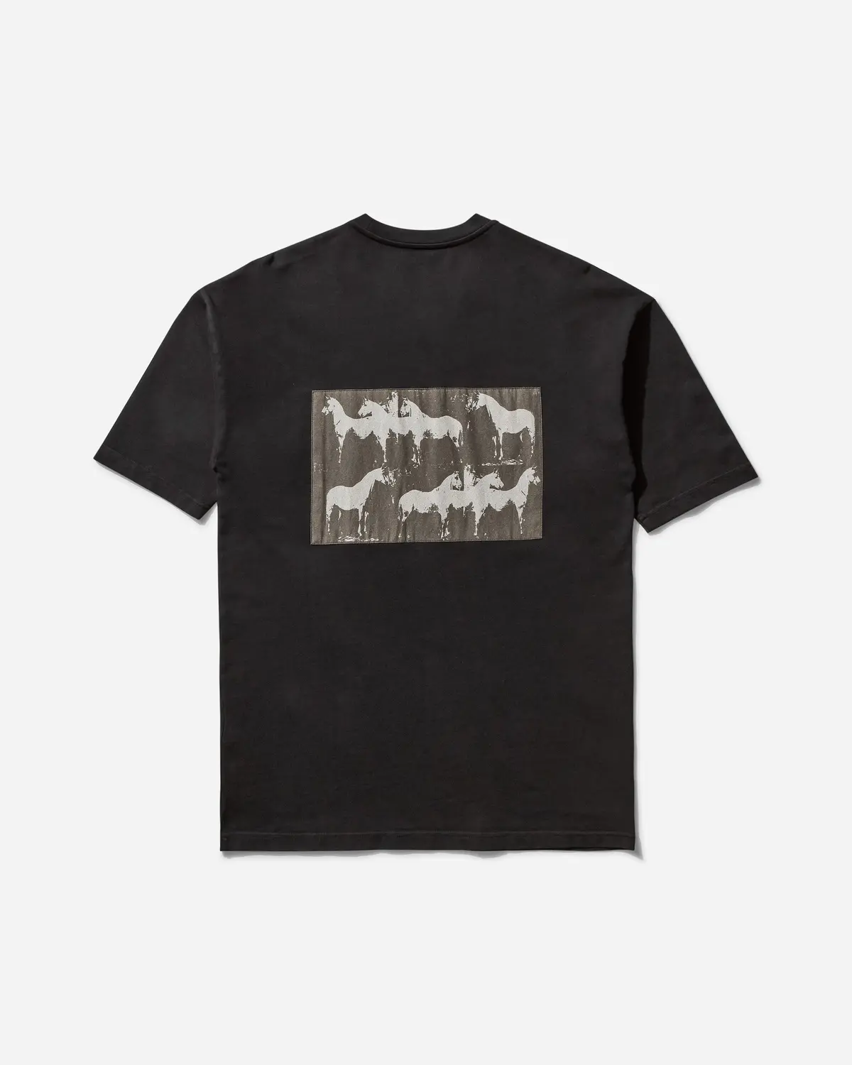 Men's Horses T-Shirt Black 2