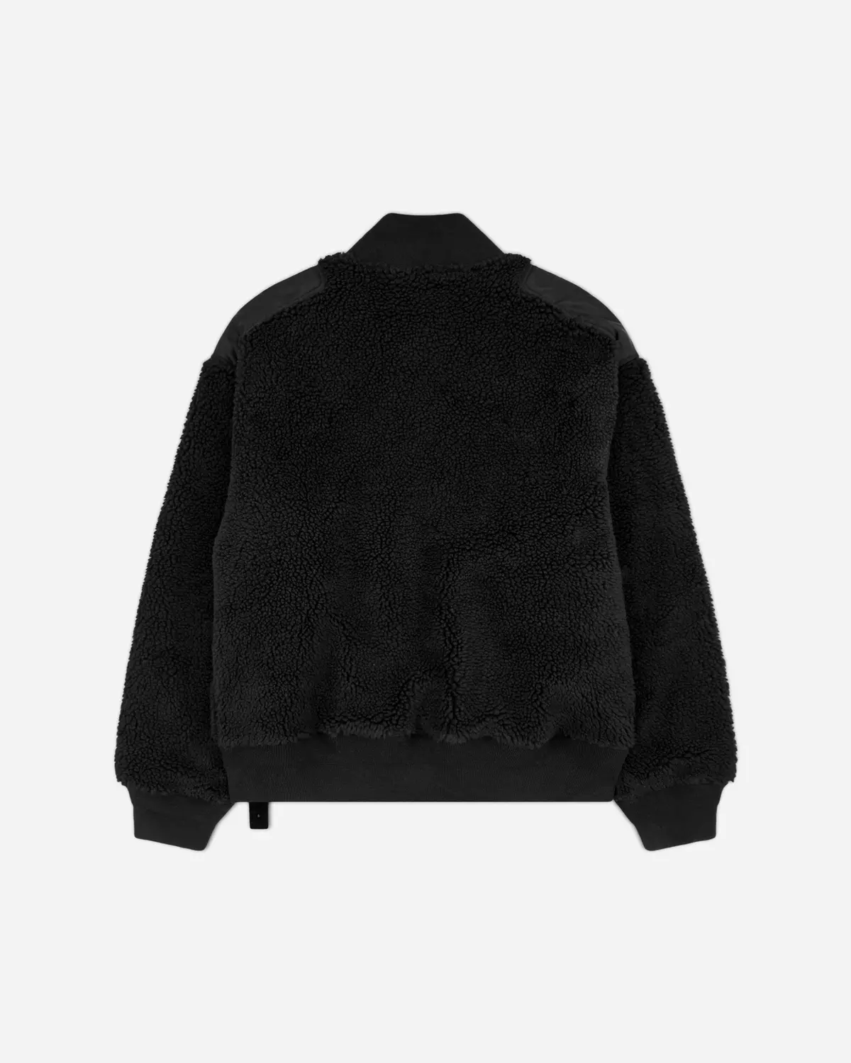 Men's Fleece Bomber Jacket Black 2