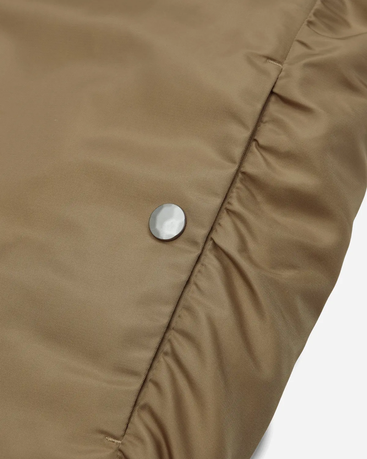 Men's Minimal Bomber Jacket Beige 3