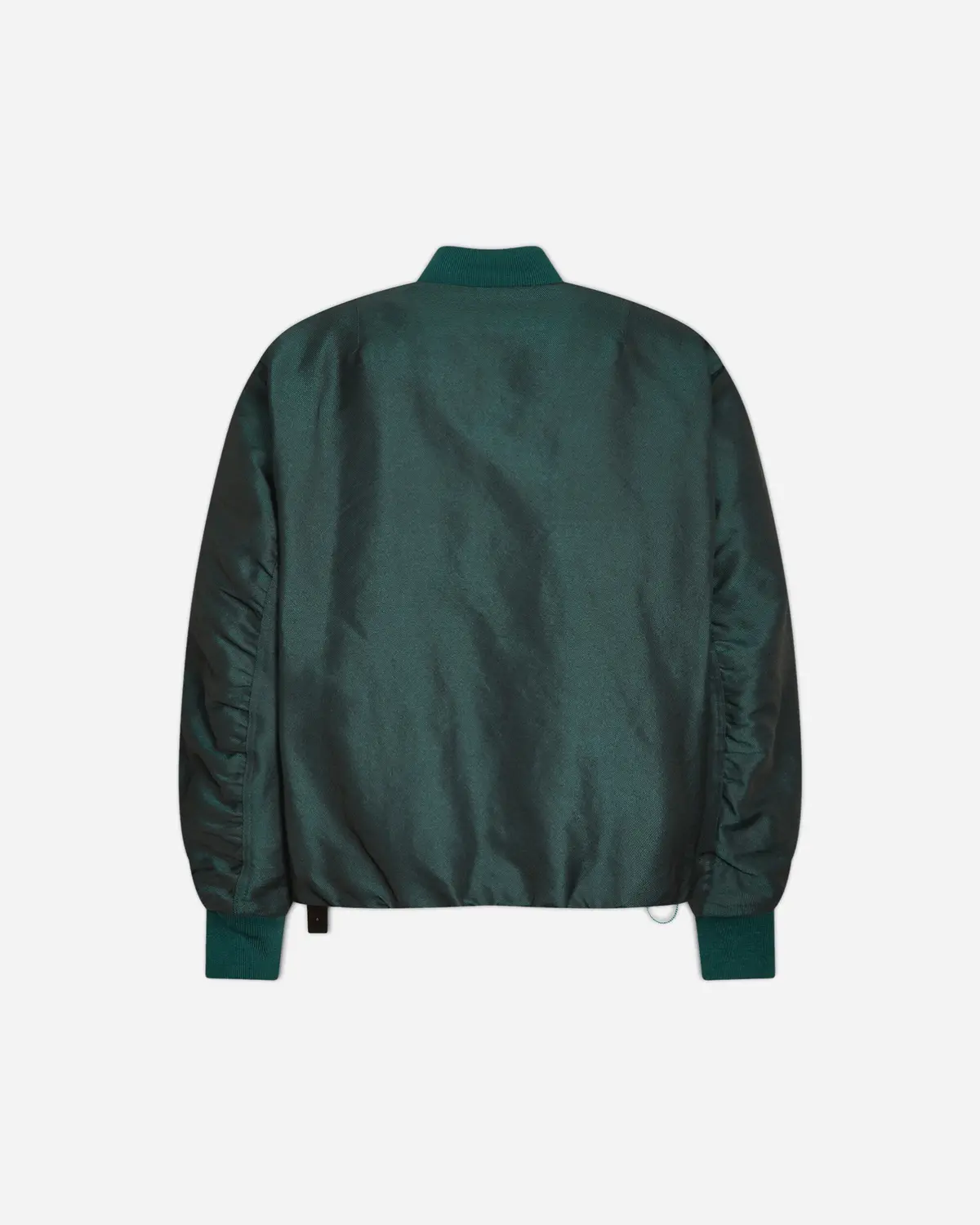 Men's Minimal Bomber Jacket Dark Green 2