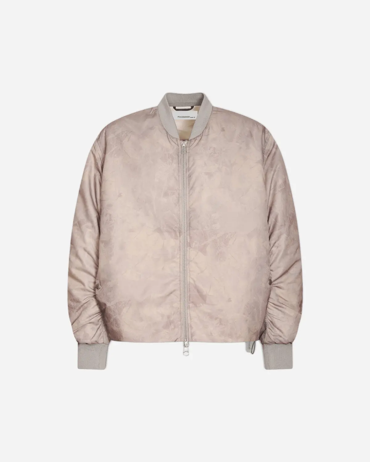 Men's Minimal Bomber Jacket Foliage Print 1