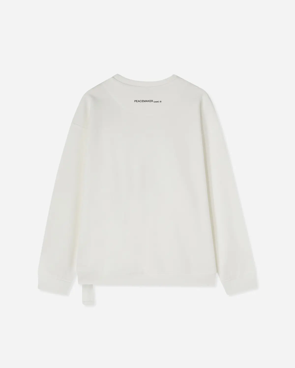 Men's Bird Loose Fit Crewneck Sweatshirt Snow White 2