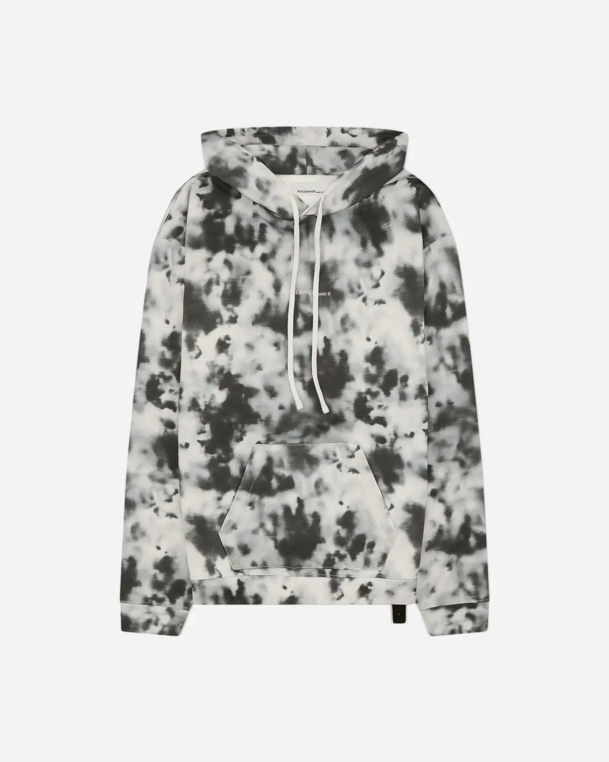 Men's Loose Fit Hoodie Black Camo 1