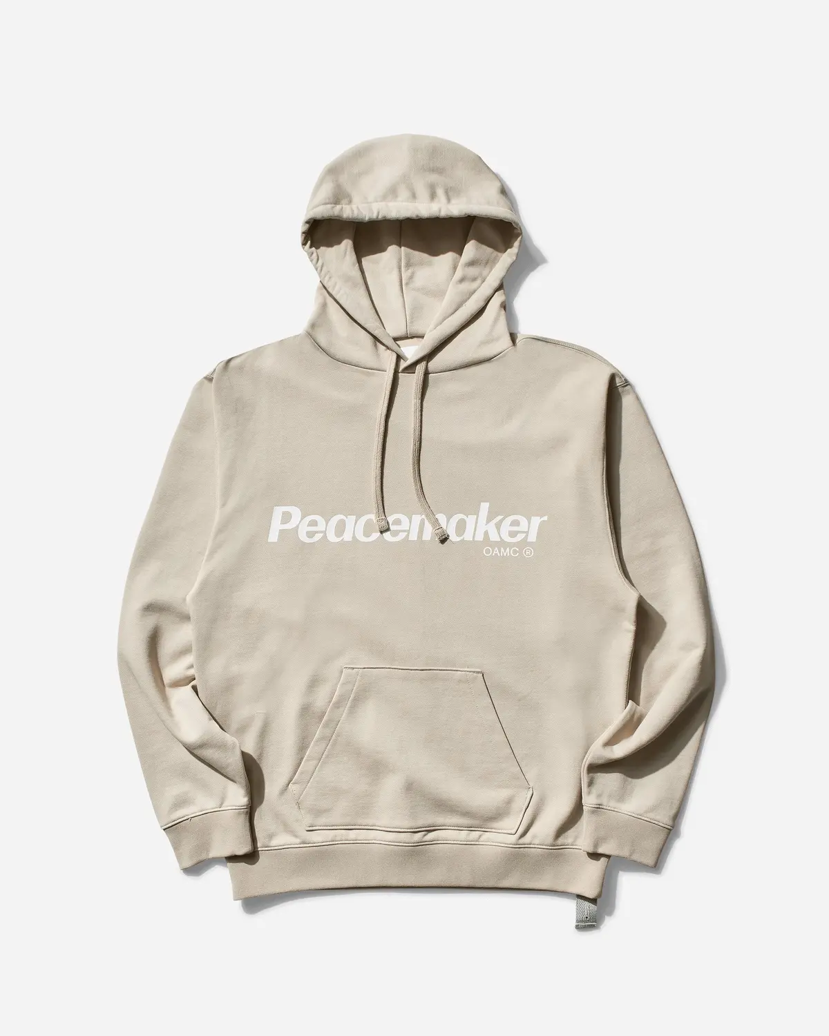 Men's Flower Loose Fit Hoodie Sand 1
