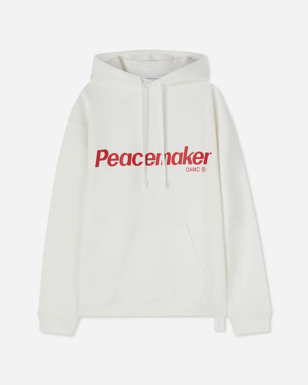 Men's Flower Loose Fit Hoodie Snow White 1