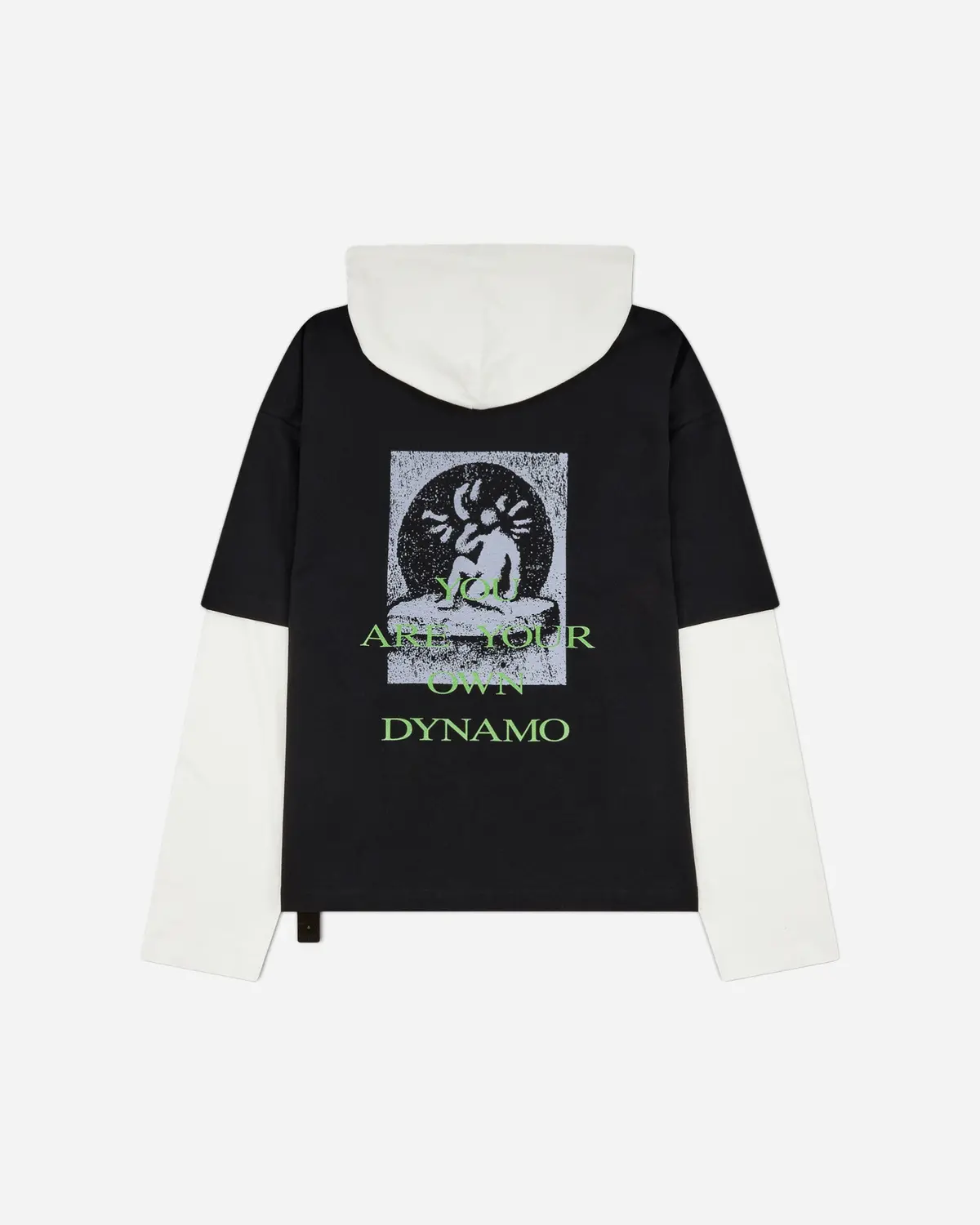 Men's Dynamo Print Hooded T-Shirt Black 2