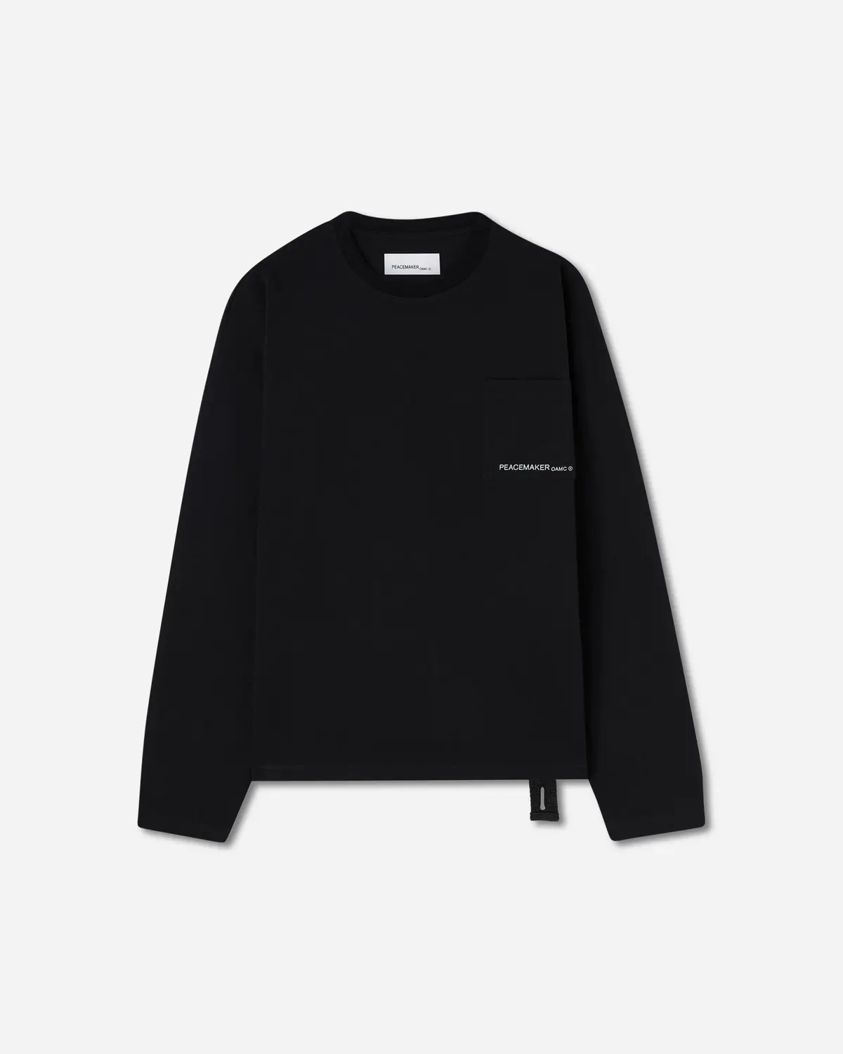 Men's Lighter Longsleeve Pocket T-Shirt Black 1