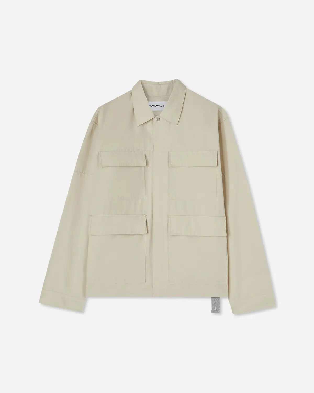 Men's Pocket Loose Shirt Sand 1