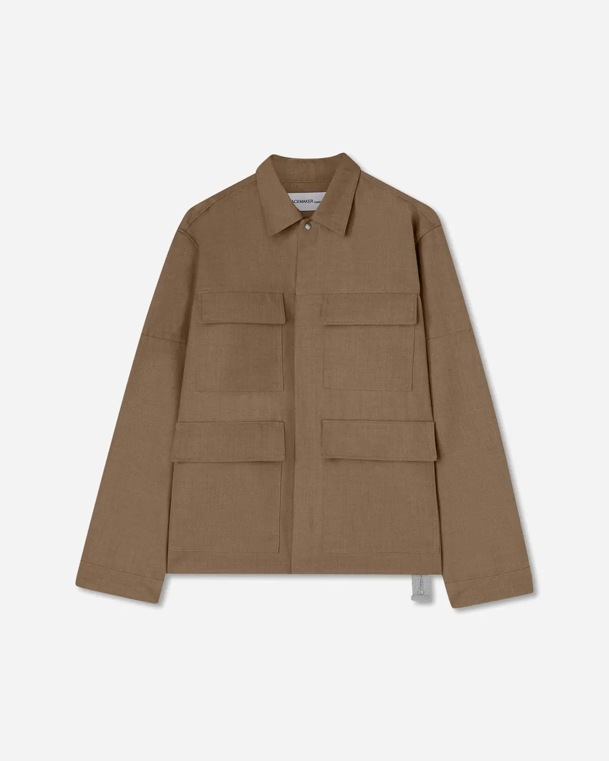 Men's Pocket Loose Shirt Mud 1