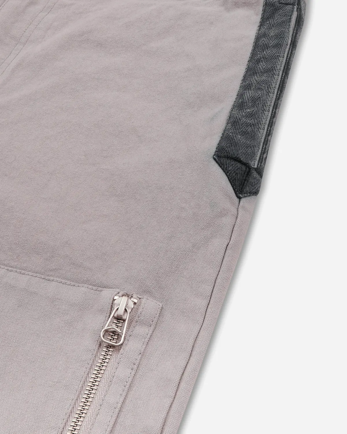 Men's Contrast Pocket Shorts Light Gray 3
