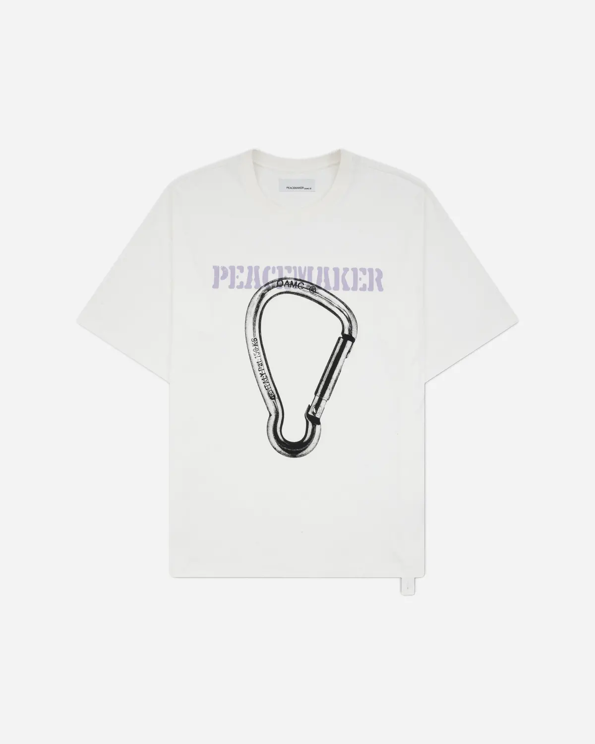 Men's Carabinier Print Loose Fit T-Shirt White 1