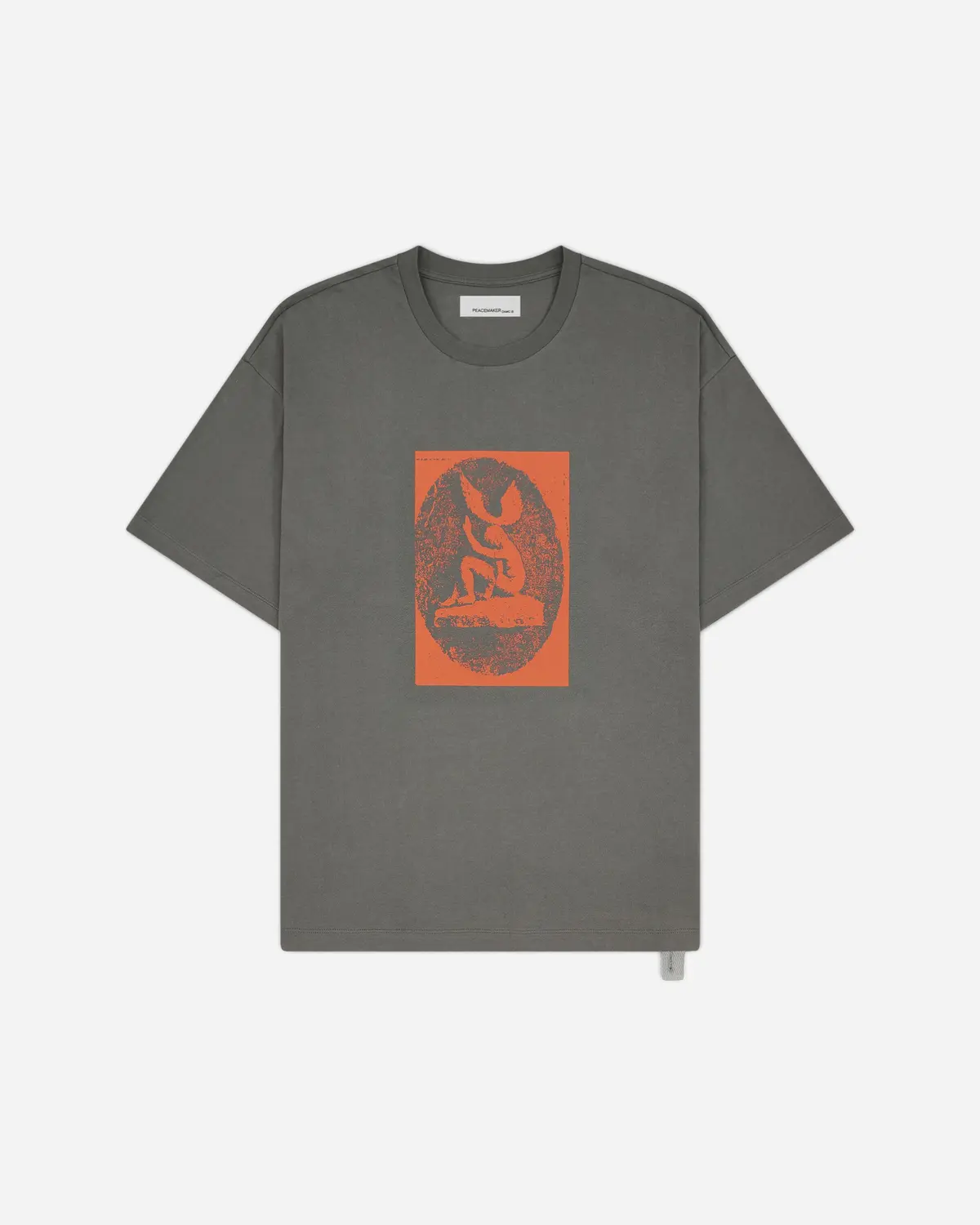 Men's Dynamo Print Loose Fit T-Shirt Gray 1