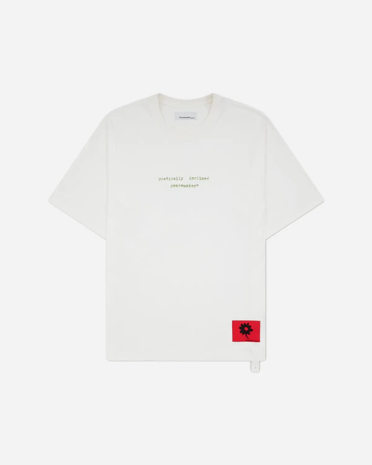 Men's Landart 02 Print Loose Fit T-Shirt White 1