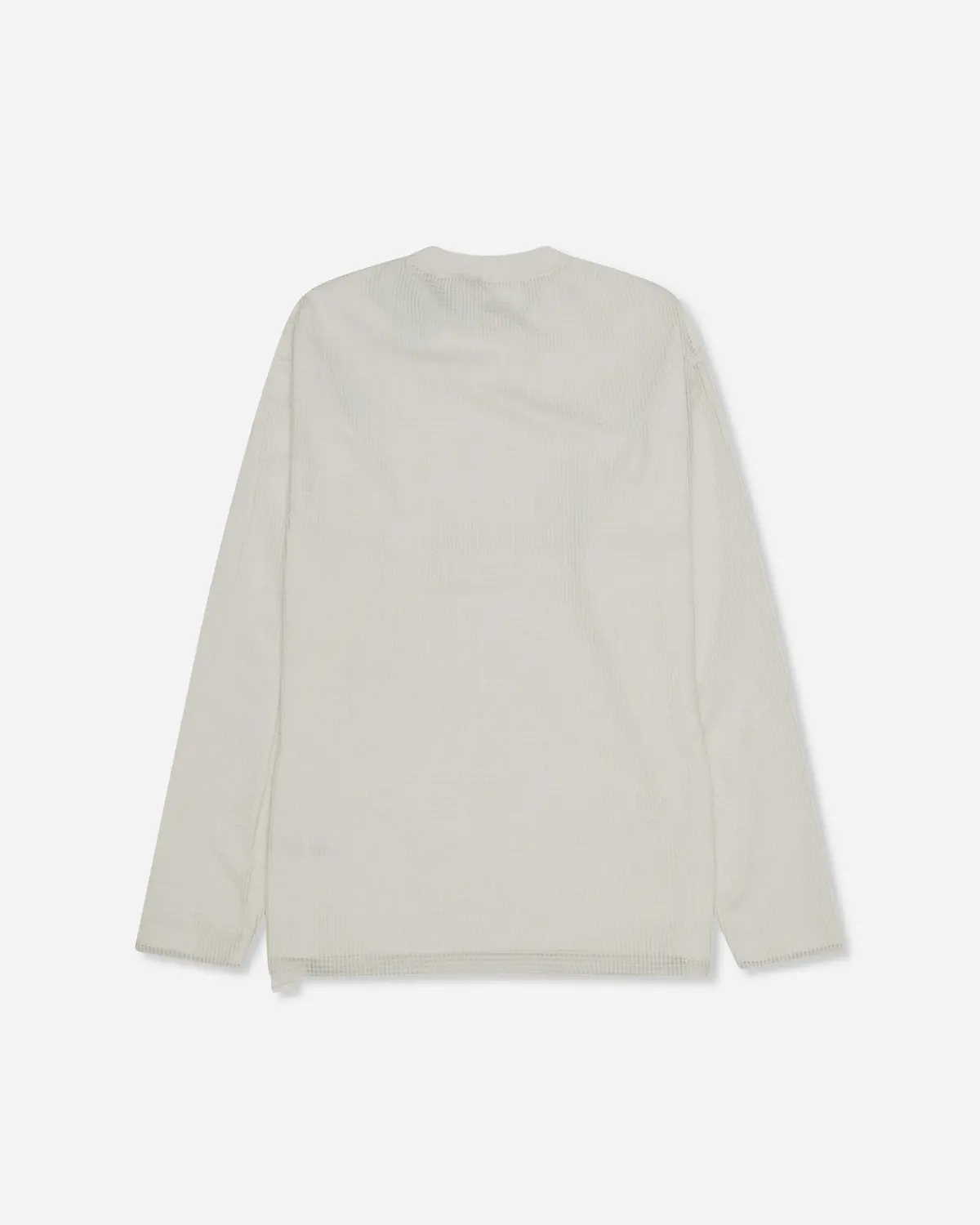 Men's Mesh Layer Longsleeve T-Shirt White 2
