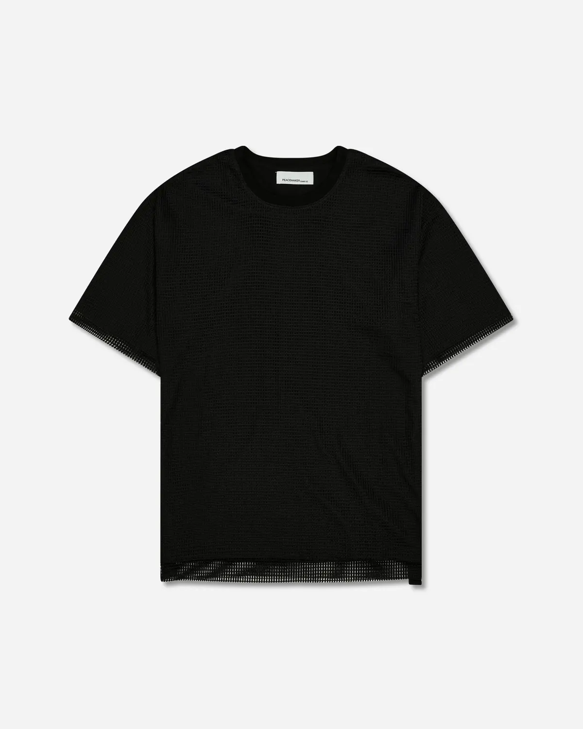 Men's Mesh Layer T-Shirt Black 1