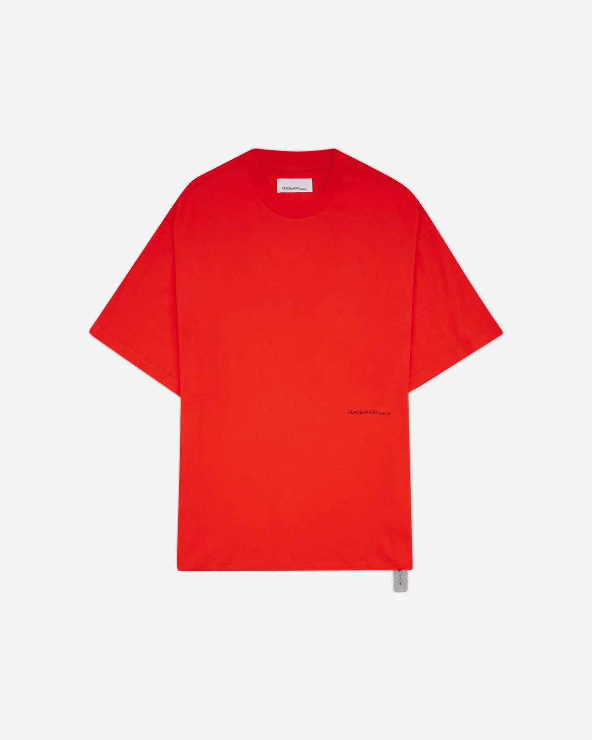 Men's Dogs Print Oversized Fit T-Shirt Red 1