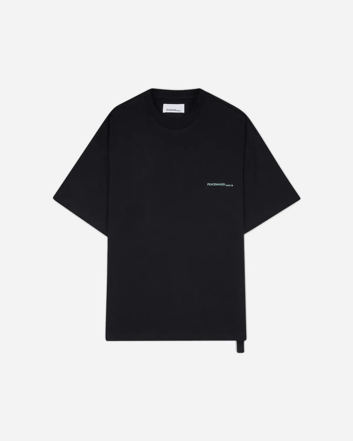 Men's Keys Print Oversized Fit T-Shirt Black 1