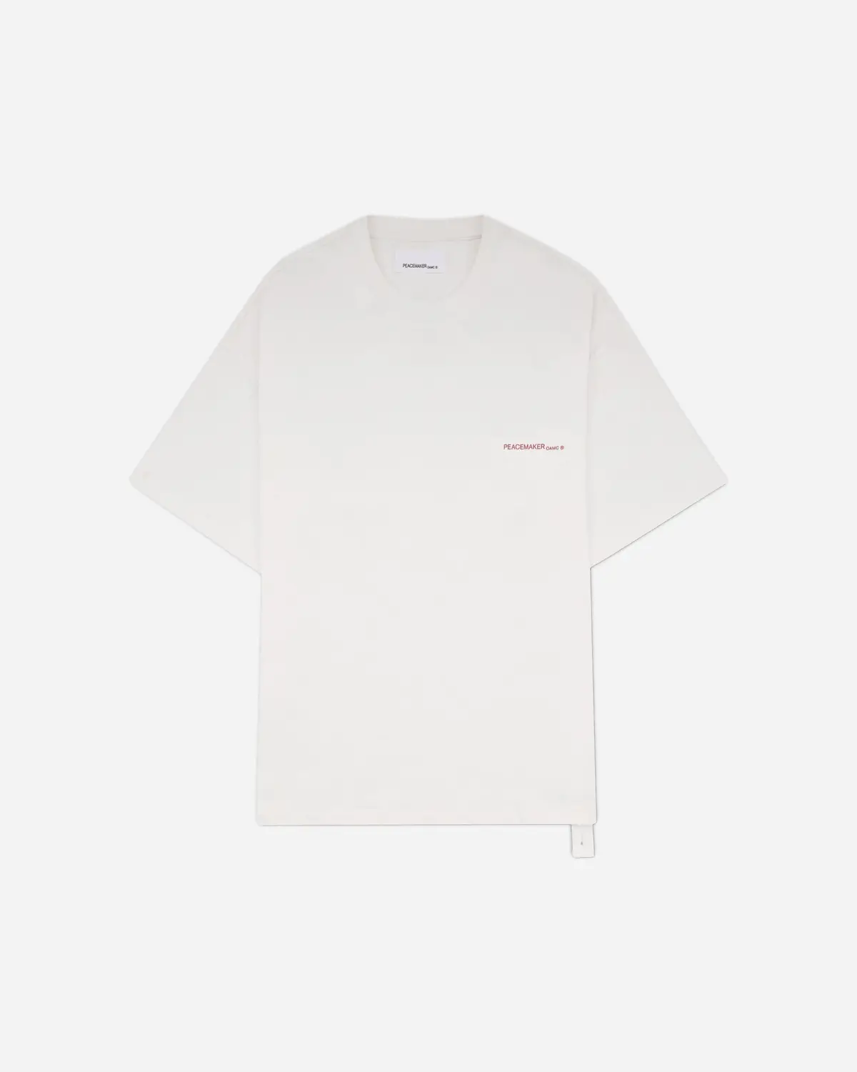 Men's Keys Print Oversized Fit T-Shirt White 1