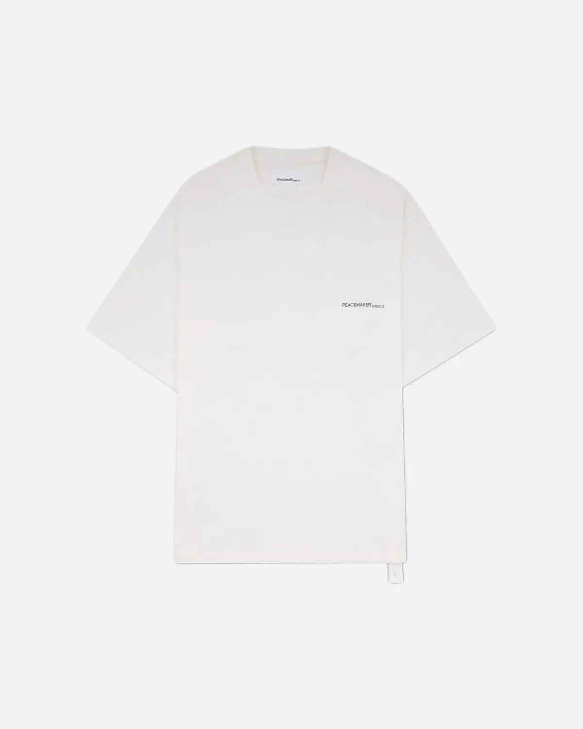 Men's Tree Over Print Oversized Fit T-Shirt White 1