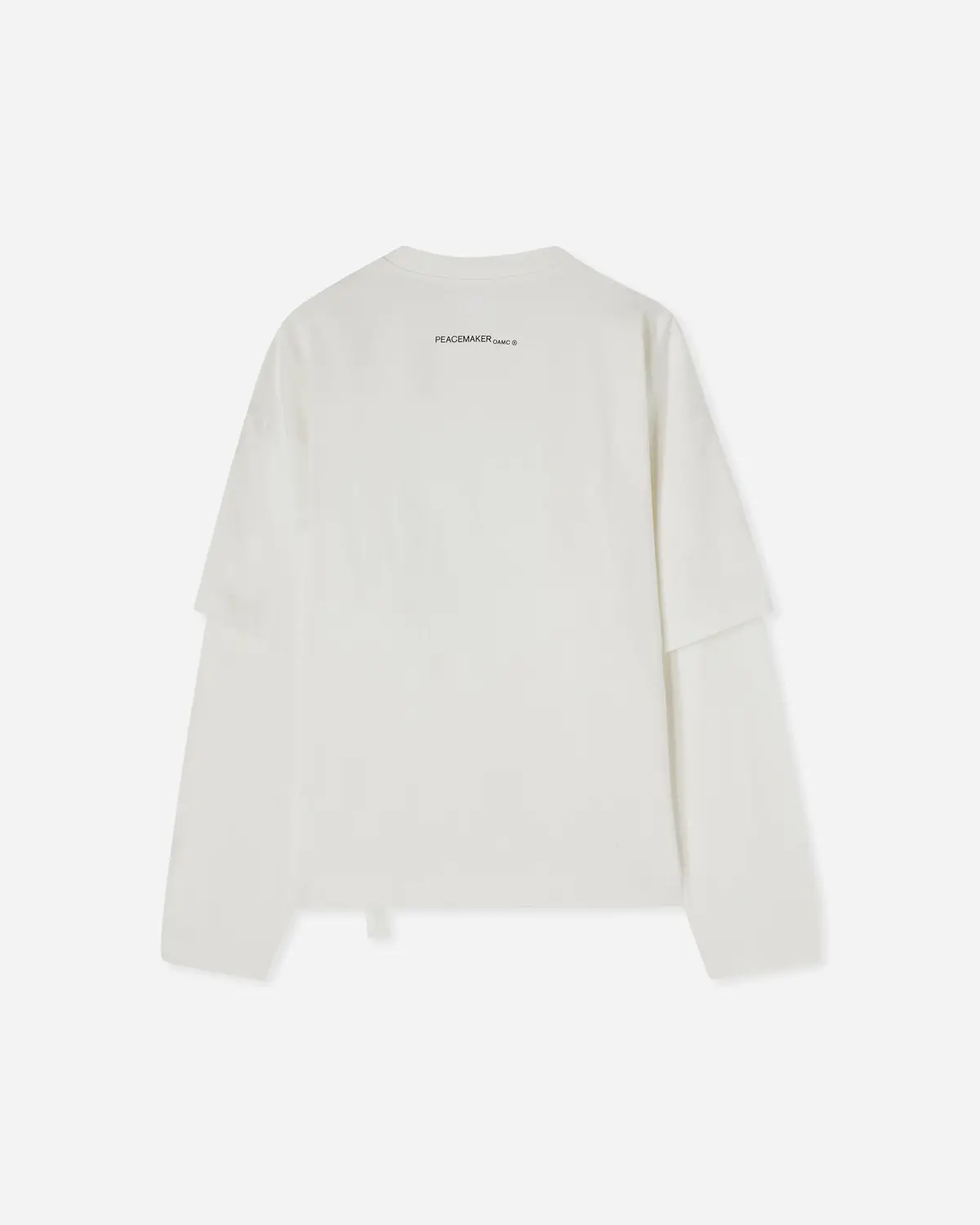 Men's Lighter Double Layer Boxy T-Shirt Snow White 2