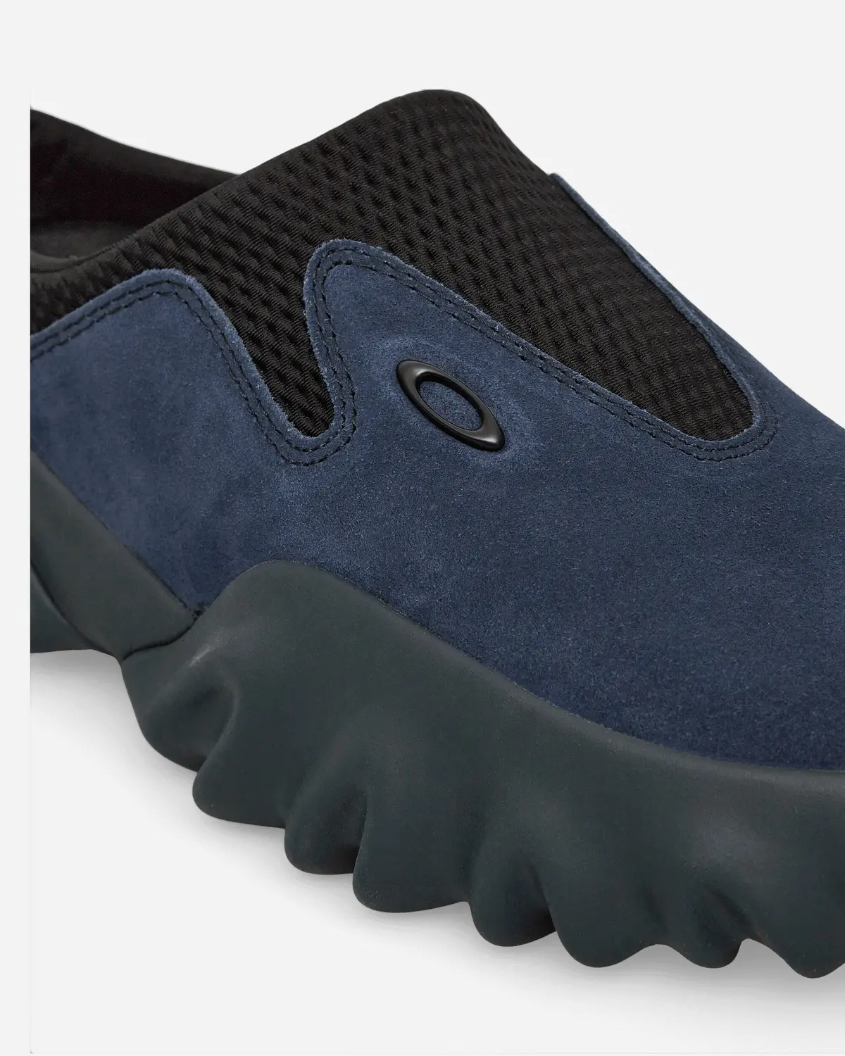Suede Chop Saw Mules Navy 6