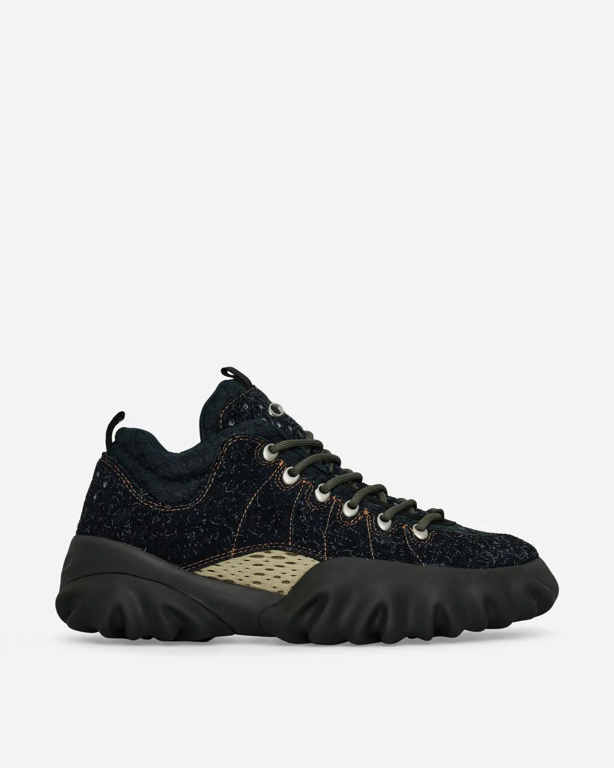 Suede Edge Boots Hairy Blue Graphite 1